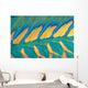 Micronesia, Bicolor Parrotfish Dorsal Fin And Scales, Detail Wall Mural