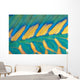 Micronesia, Bicolor Parrotfish Dorsal Fin And Scales, Detail Wall Mural