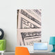 Close-Up Detail of 100, 50 And 20 Dollar Bill Wall Mural