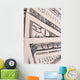 Close-Up Detail of 100, 50 And 20 Dollar Bill Wall Mural