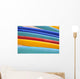 Detail Of Many Different Colored Surfboards, Straight Up Wall Mural