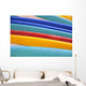 Detail Of Many Different Colored Surfboards, Straight Up Wall Mural