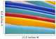 Detail Of Many Different Colored Surfboards, Straight Up Wall Mural