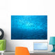 School Of Small Silver Fish, Hundreds In Clear Blue Water Near Surface Wall Mural