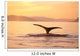 Alaska, Frederick Sound, Humpback Whale Fluke At Sunset Wall Mural