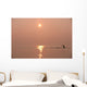 Alaska, Frederick Sound, Humpback Whale Fluke At Sunset Wall Mural