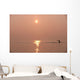 Alaska, Frederick Sound, Humpback Whale Fluke At Sunset Wall Mural