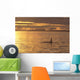 Canada, Vancouver Island, Killer Whale At Sunset Wall Mural