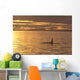 Canada, Vancouver Island, Killer Whale At Sunset Wall Mural