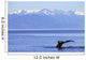 Humpback Whale Fluke With Snowcapped Mountains Background Wall Mural