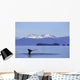 Alaska, Frederick Sound, Humpback Whale Fluke Wall Mural