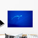 Blue Background Wall Mural