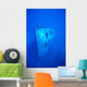 Hawaii, Oahu, Bow View Of Atlantis Wreck Off Waikiki, Clear Blue Ocean Wall Mural
