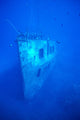 Hawaii, Oahu, Bow View Of Atlantis Wreck Off Waikiki, Clear Blue Ocean Wall Mural