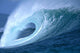 Large Aqua Wave, Curling, Spray And Whitewash, Blue Sky Wall Mural