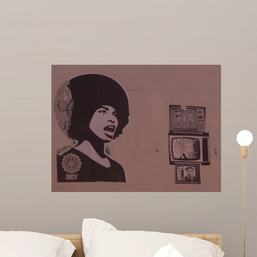 obey funky madonne Wall Mural