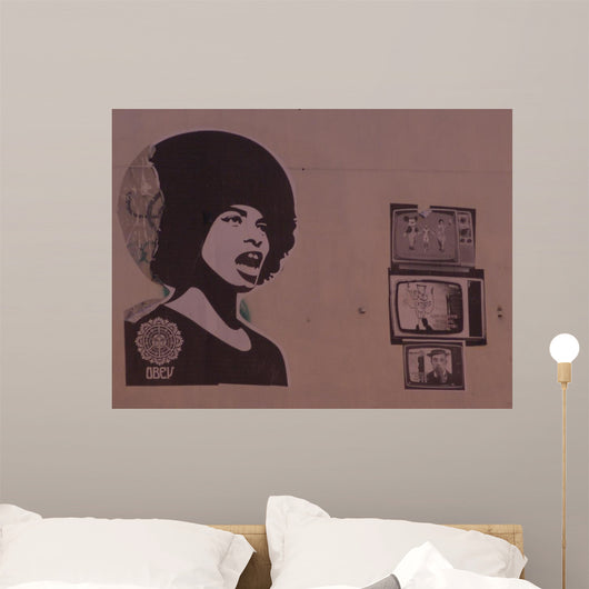 obey funky madonne Wall Mural