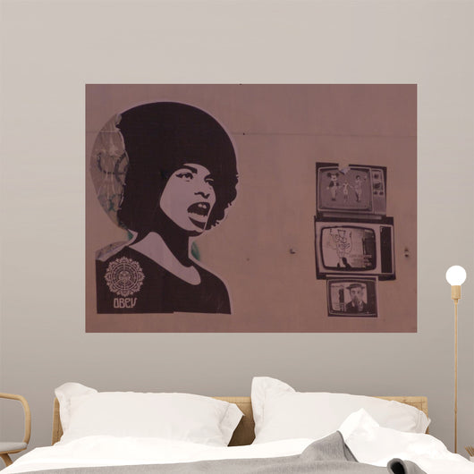 obey funky madonne Wall Mural