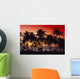 Palms Silhouette Wall Mural