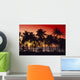 Palms Silhouette Wall Mural