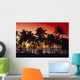 Palms Silhouette Wall Mural