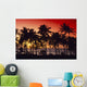 Palms Silhouette Wall Mural