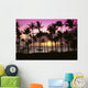 Purple And Yellow Sky Wall Mural