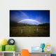 Hawaii, Molokai, Rainbow Over Green Ranch Land Wall Mural