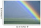 Hawaii, Maui, Faint Portion Of Rainbow Over Fields, Misty Sky Wall Mural