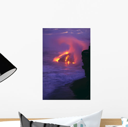 Glowing In Pink Steamy Skies Wall Mural