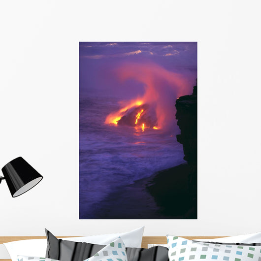 Glowing In Pink Steamy Skies Wall Mural