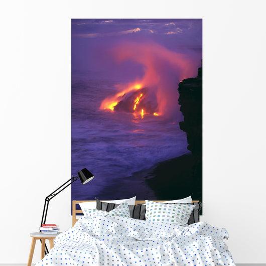 Glowing In Pink Steamy Skies Wall Mural