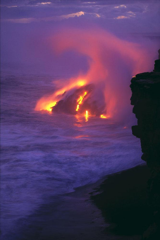 Glowing In Pink Steamy Skies Wall Mural