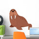 Walrus Cartoon Animal Wall Decal