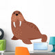 Walrus Cartoon Animal Wall Decal