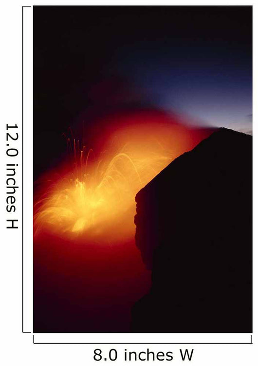 Explosive Reaction At Twilight Wall Mural