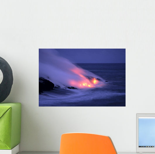 Orange Glow Wall Mural