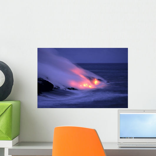 Orange Glow Wall Mural