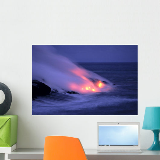 Orange Glow Wall Mural