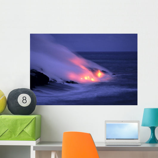 Orange Glow Wall Mural