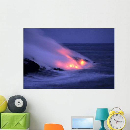 Orange Glow Wall Mural
