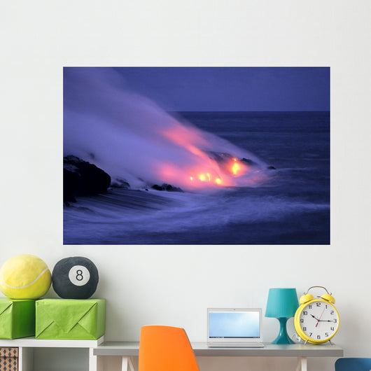 Orange Glow Wall Mural