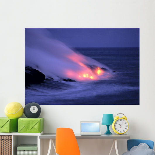 Orange Glow Wall Mural