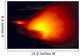 Glowing Lava Flow Into Ocean Bright Red Orange Wall Mural