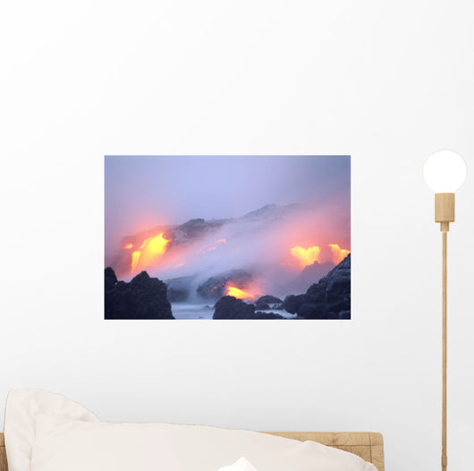 Gray Smoky Sky Wall Mural