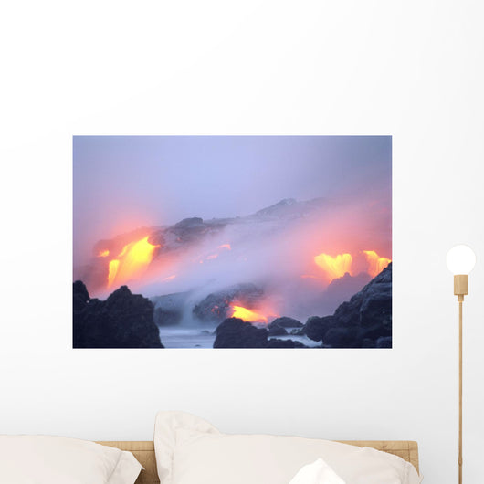 Gray Smoky Sky Wall Mural