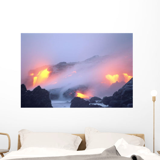 Gray Smoky Sky Wall Mural