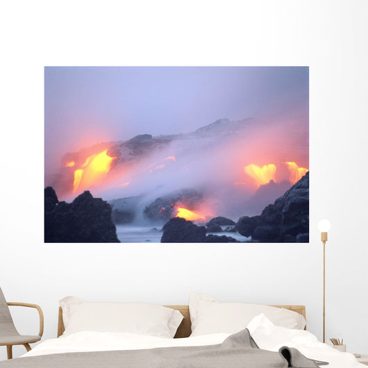 Gray Smoky Sky Wall Mural