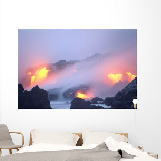 Gray Smoky Sky Wall Mural