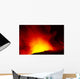 Red And Orange Steam Wall Mural